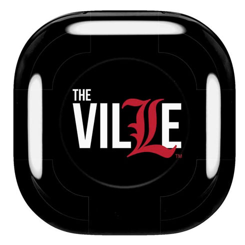 University of Louisville Black Background Galaxy Buds Pro Skin