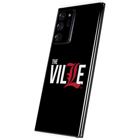 University of Louisville Black Background Galaxy Note20 Ultra 5G Skin