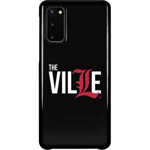 University of Louisville Black Background Galaxy S20 Lite Case