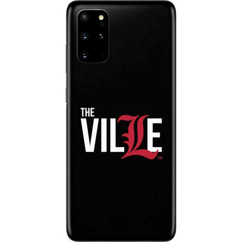 University of Louisville Black Background Galaxy S20 Plus Skin