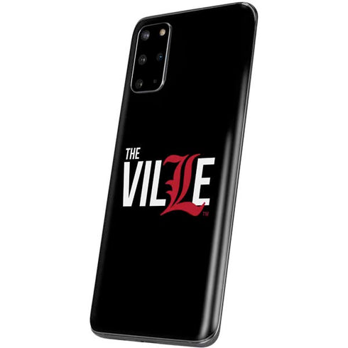 University of Louisville Black Background Galaxy S20 Plus Skin