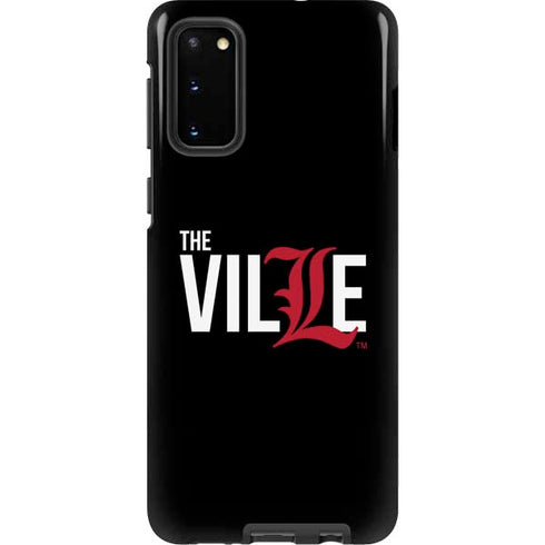 University of Louisville Black Background Galaxy S20 Pro Case