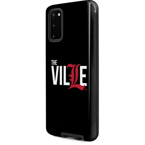 University of Louisville Black Background Galaxy S20 Pro Case