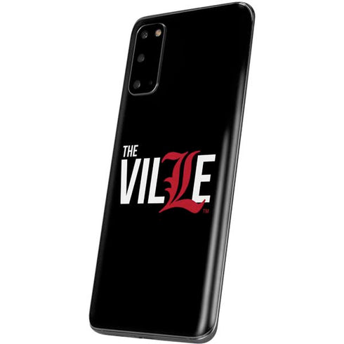 University of Louisville Black Background Galaxy S20 Skin