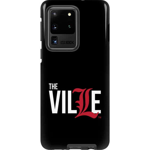University of Louisville Black Background Galaxy S20 Ultra 5G Pro Case