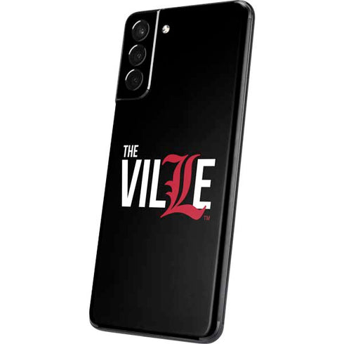 University of Louisville Black Background Galaxy S21 5G Skin