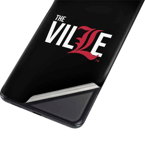 University of Louisville Black Background Galaxy S21 Plus 5G Skin