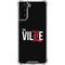 University of Louisville Black Background Galaxy S22 Plus Clear Case