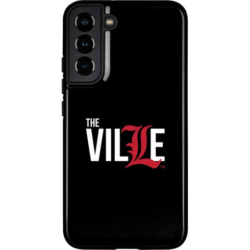 University of Louisville Black Background Galaxy S22 Plus Pro Case