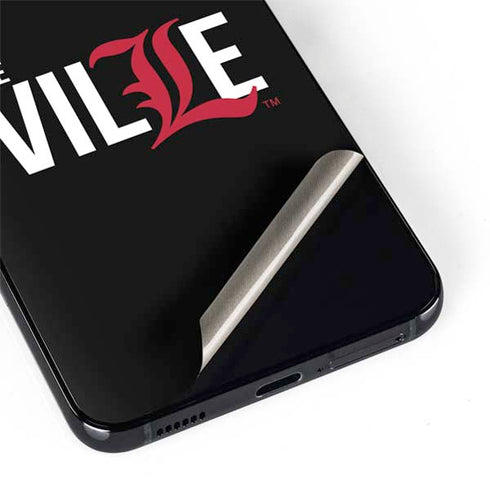 University of Louisville Black Background Galaxy S22 Skin