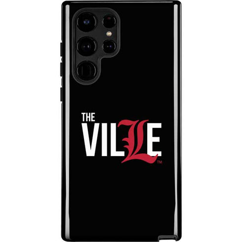 University of Louisville Black Background Galaxy S22 Ultra Pro Case