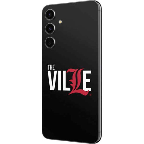 University of Louisville Black Background Galaxy S23 FE Skin