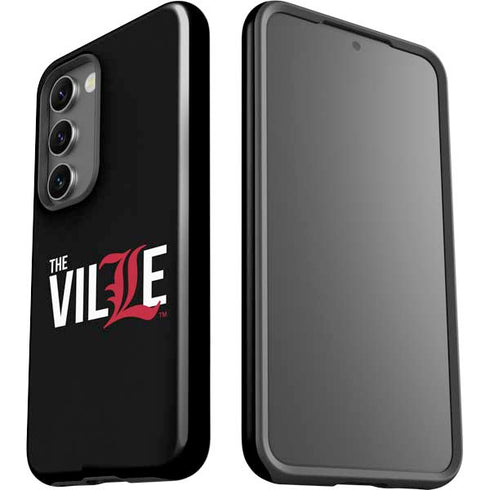 University of Louisville Black Background Galaxy S23 Pro Case