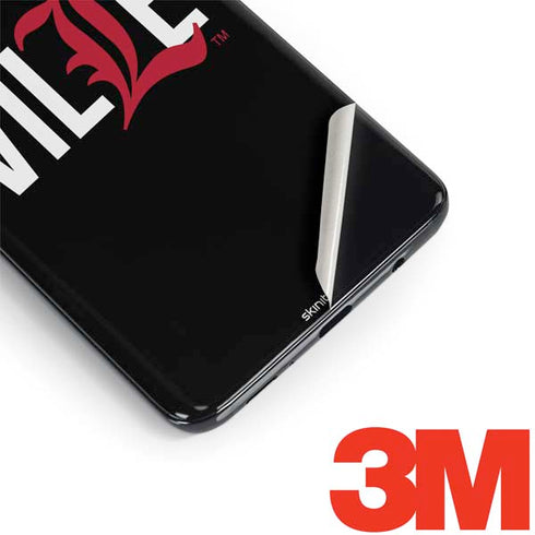 University of Louisville Black Background Galaxy S9 Plus Skin