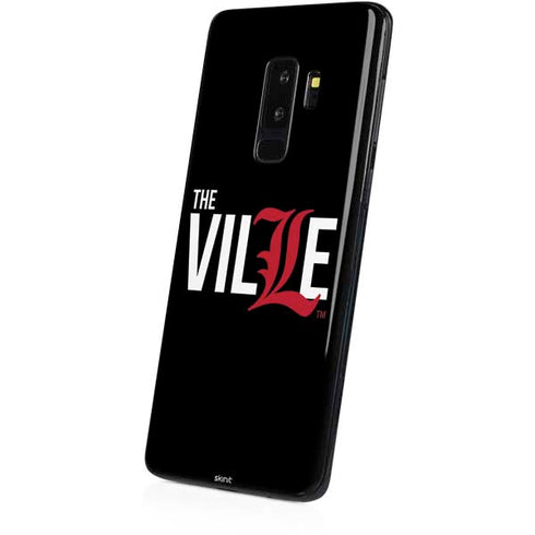 University of Louisville Black Background Galaxy S9 Plus Skin