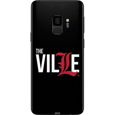 University of Louisville Black Background Galaxy S9 Skin