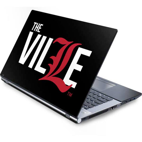 University of Louisville Black Background Generic Laptop Skin