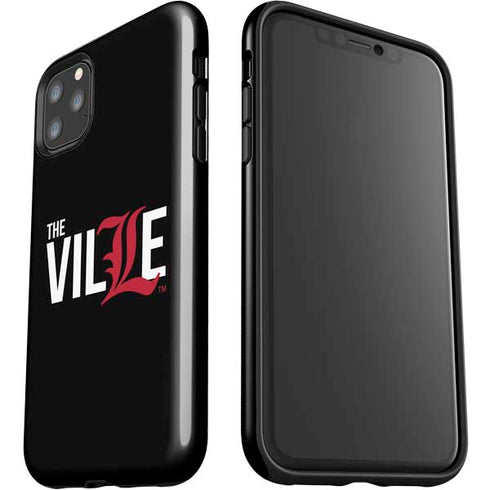 University of Louisville Black Background iPhone 11 Pro Max Impact Case