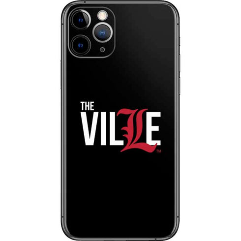 University of Louisville Black Background iPhone 11 Pro Skin