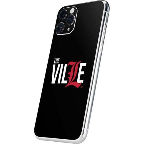University of Louisville Black Background iPhone 11 Pro Skin