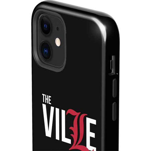 University of Louisville Black Background iPhone 12 Impact Case
