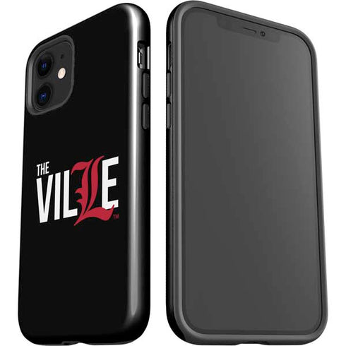 University of Louisville Black Background iPhone 12 Impact Case