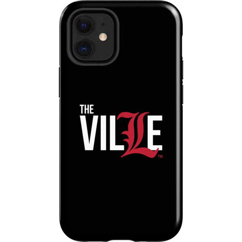 University of Louisville Black Background iPhone 12 Mini Impact Case