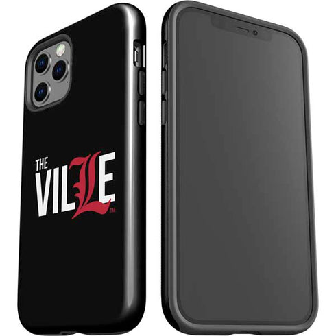 University of Louisville Black Background iPhone 12 Pro Impact Case