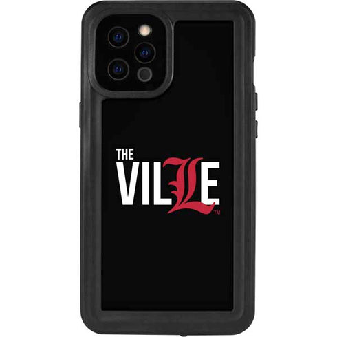 University of Louisville Black Background iPhone 12 Pro Max Waterproof Case