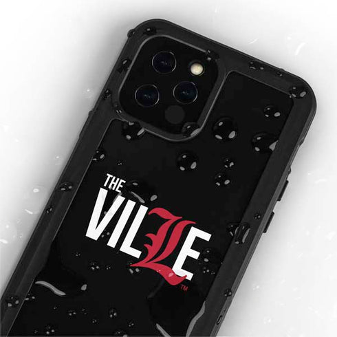University of Louisville Black Background iPhone 12 Pro Max Waterproof Case