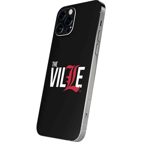 University of Louisville Black Background iPhone 12 Pro Skin