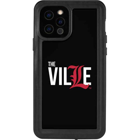 University of Louisville Black Background iPhone 12 Pro Waterproof Case