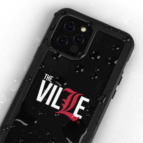 University of Louisville Black Background iPhone 12 Pro Waterproof Case
