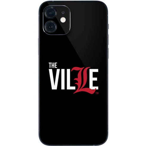 University of Louisville Black Background iPhone 12 Skin
