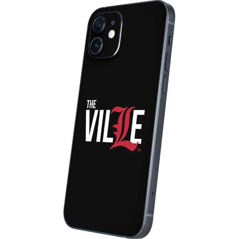 University of Louisville Black Background iPhone 12 Skin