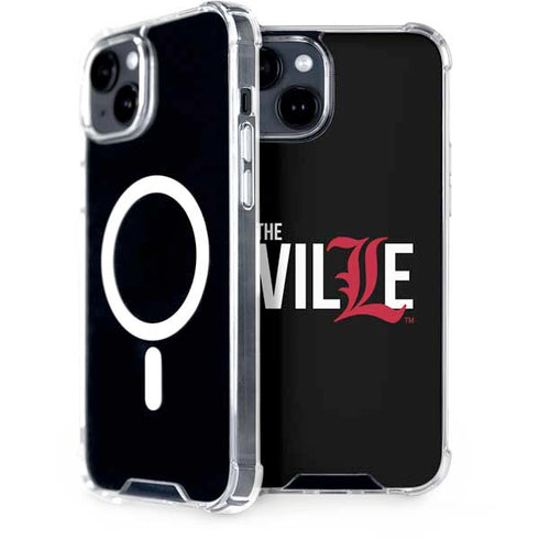 University of Louisville Black Background iPhone 13 MagSafe Case