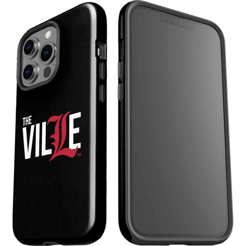 University of Louisville Black Background iPhone 13 Pro Impact Case