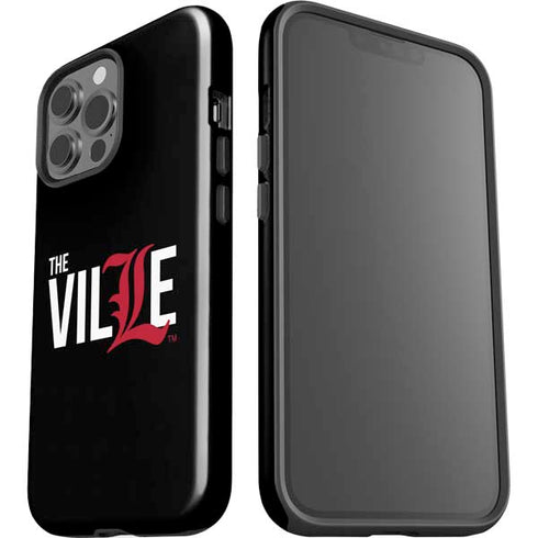 University of Louisville Black Background iPhone 13 Pro Max Impact Case