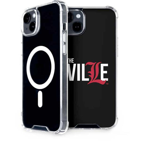 University of Louisville Black Background iPhone 14 MagSafe Case