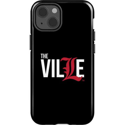 University of Louisville Black Background iPhone 15 Impact Case