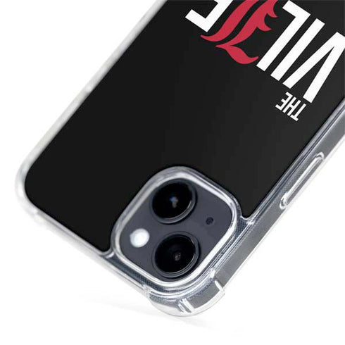 University of Louisville Black Background iPhone 15 Plus MagSafe Case