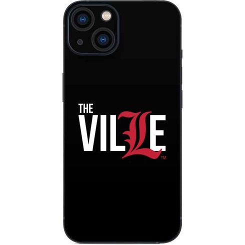 University of Louisville Black Background iPhone 15 Skin
