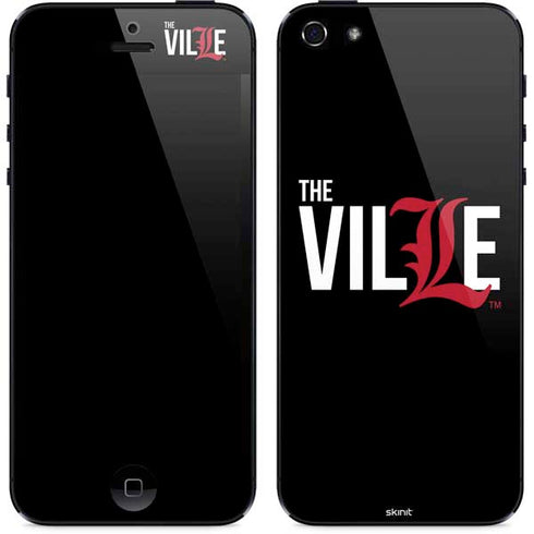 University of Louisville Black Background iPhone 5/5s/5SE Skin