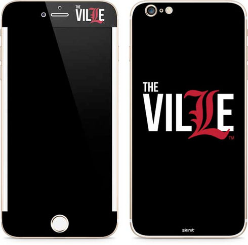 University of Louisville Black Background iPhone 6/6s Plus Skin
