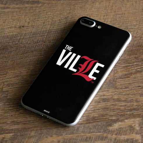 University of Louisville Black Background iPhone 8 Plus Skin