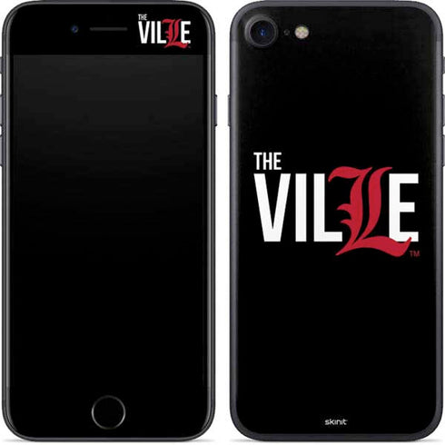 University of Louisville Black Background iPhone 8 Skin