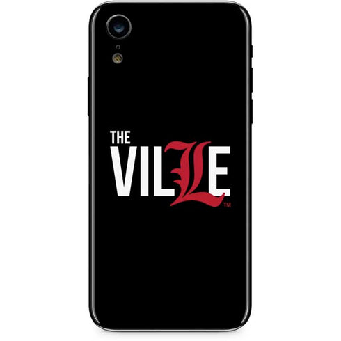 University of Louisville Black Background iPhone XR Skin