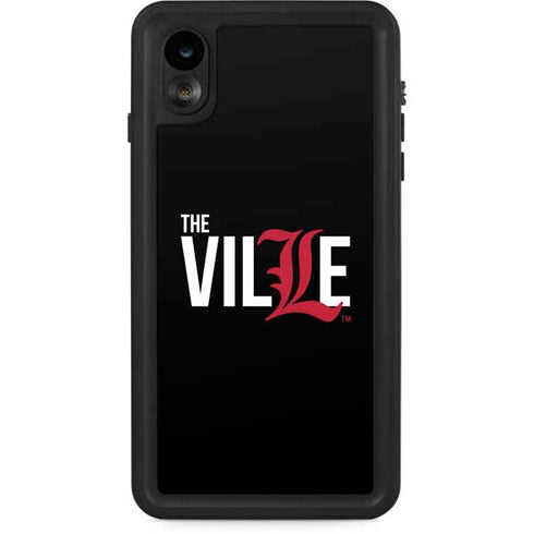 University of Louisville Black Background iPhone XR Waterproof Case
