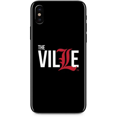 University of Louisville Black Background iPhone XS Max Skin
