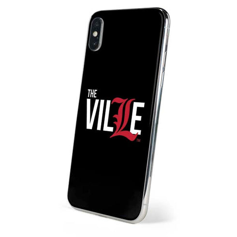 University of Louisville Black Background iPhone XS Max Skin